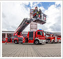 Neue Drehleiter der Feuerwehr Buchen (Odenwald)