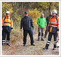 Einsatzüberprüfung der Rettungshundestaffel