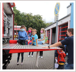 Im Feriensommer bei der Feuerwehr