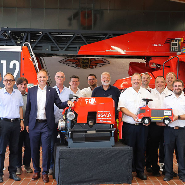 Spende der BGV an die FF Buchen