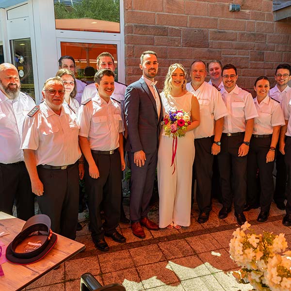 Hochzeitsmarsch durch die Marktstraße